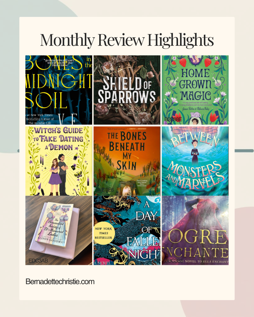 READER ADVISORY: JULY